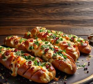 Pahadi Cheezy Garlic Bread [6 Peice]