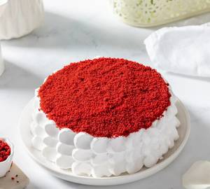 Birthday Anniversary Red Velvet Design Cake
