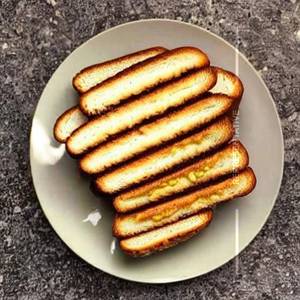 Toast Butter Jam Sandwich