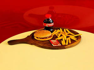 Aloo Tikki Burger Combo