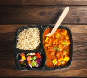 Tofu Chunks + Rice +Salad Meal (150Gm + 100Gm + 100Gm )