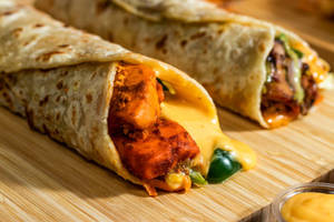 Chicken roll and Paneer roll                                   