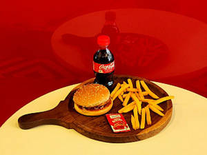 Mutton Burger Combo