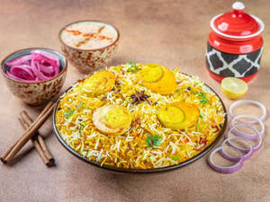 Egg biryani