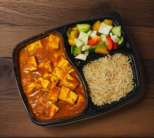 Paneer + Rice +Salad Meal  (150Gm + 100Gm + 100Gm )
