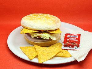 Mutton Crisp And Crunchy Burger