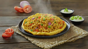 Maggi Masala Omelette