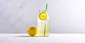 Fresh Lime Soda With Sipper