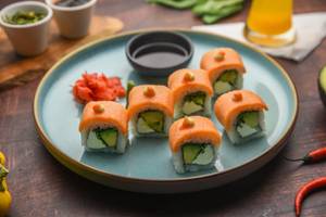 Salmon Avocado & Cream Cheese Roll