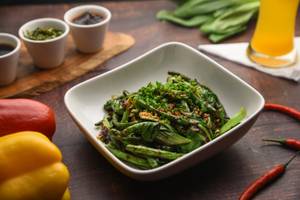 Haricot Beans & Pakchoy  
