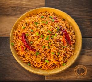 Schezwan Egg Chicken Fried Rice