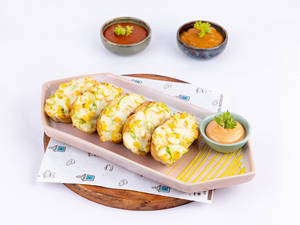 Chili Corn Garlic Bread