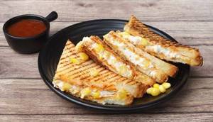 Corn Cheese Grilled Sandwich