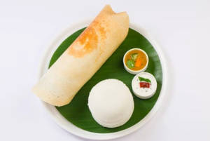 Rawa Masala Dosa + Idly