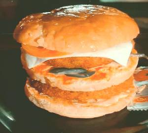 Chai Sutta Bar Special Burger