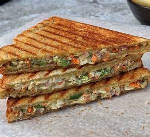 Veg cheese toast sandwich