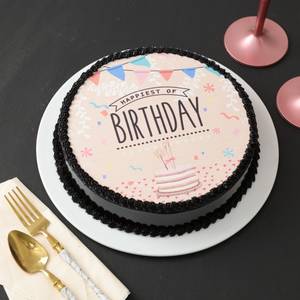 Chocolate Birthday Poster Cake (500 Gm)