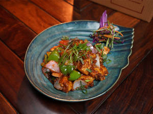 Paneer Chilly (serves 2-3)