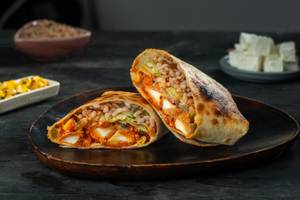 Crispy Peri Peri Paneer Burrito Wrap