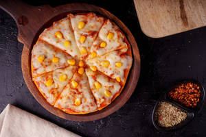 Corn And Cheese Pizza