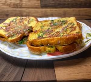 Tasty Bread Omelette