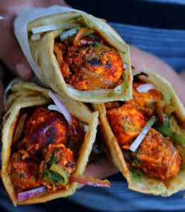 Paneer Kathi Kabab (2 Pcs)