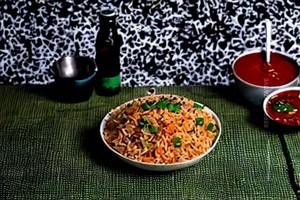 Schezwan Fried Rice (Veg)