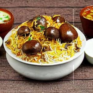 Mushroom 'e' Mehfil Biryani