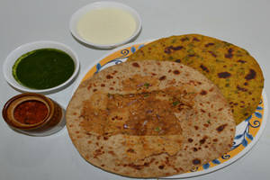 Sattu Paratha (1pc) And Methi Paratha(1pc)