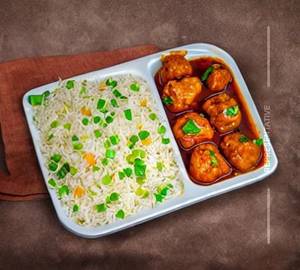 Chicken Manchurian Fried Rice  
