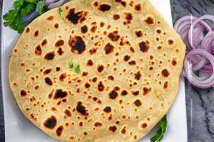 Aloo Pyaz Paratha with curd
