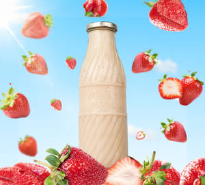 Strawberry  Signature Ice Cream Shake