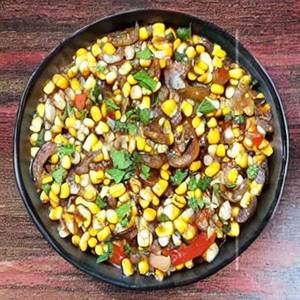 Mushroom Corn Chilli (Dry) 