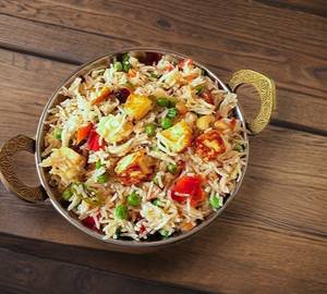 Matar paneer rice