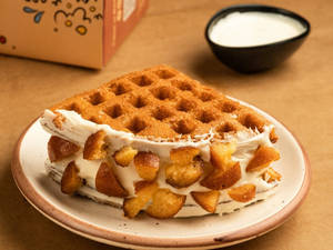 Gulab Jamun Waffle