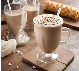 French vanilla caramel latte