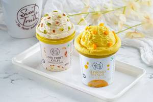 Mango Ice Cream + Dry Fruit Kulfi Ice Cream