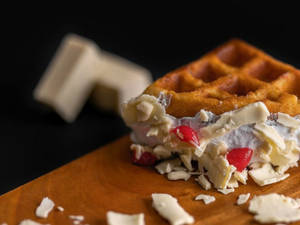 White Forest Waffle