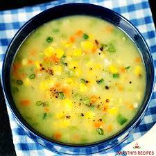 Sweet corn soup