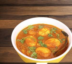 Dal fry with egg