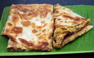 Onion Egg Vechu Parotta 