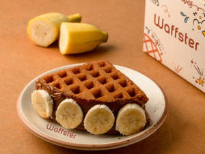 Banana Caramel Waffle