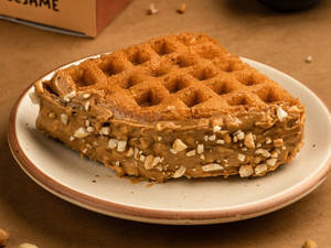 Nutty Peanut Butter Waffle