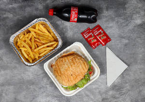 The Veggie Burger Combo