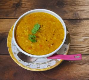 Tarka Butter khichri with Aloo Bhaja