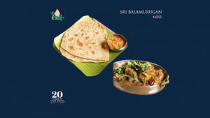 Chapati 2pcs With Chicken Gravy