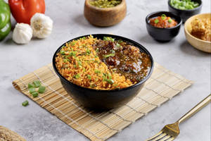 Schezwan Rice Manchurian Bowl