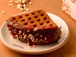 Peanut Butter Jelly Waffle
