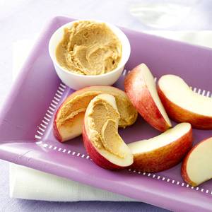 Peanut Butter Apple Wedges