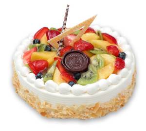 Vanilla Fresh Fruit Cake